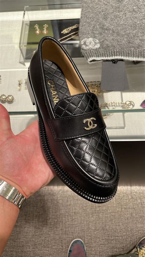 green chanel loafers|Chanel loafers men.